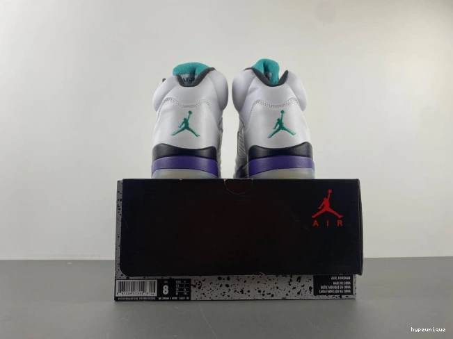 HYPE (2013) Air 5 Grape Jordan Retro 136027-108 0726